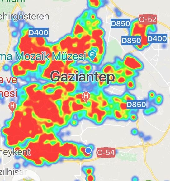 نتائج إيجابية في غازي عنتاب والخريطة تتحول للون الأخضر