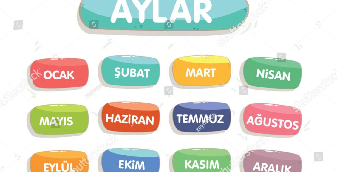 الأشهر باللغة التركية
