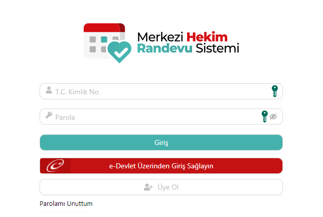 تسجيل عضو جديد في رابط حجز موعد في المشافي التركية