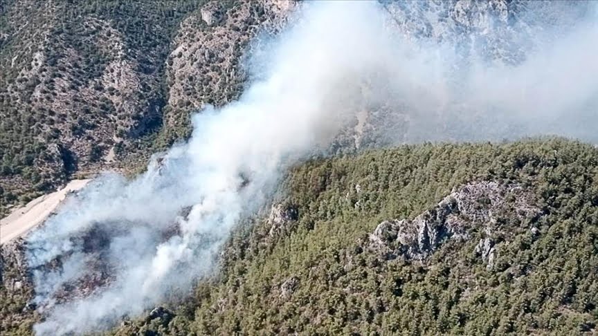 حرائق في غابات موغلا التركية