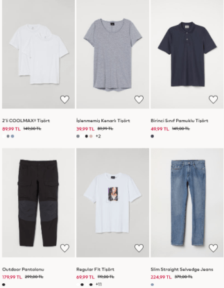 تخفيضات إتش أند أم H&M على الألبسة الرجالية