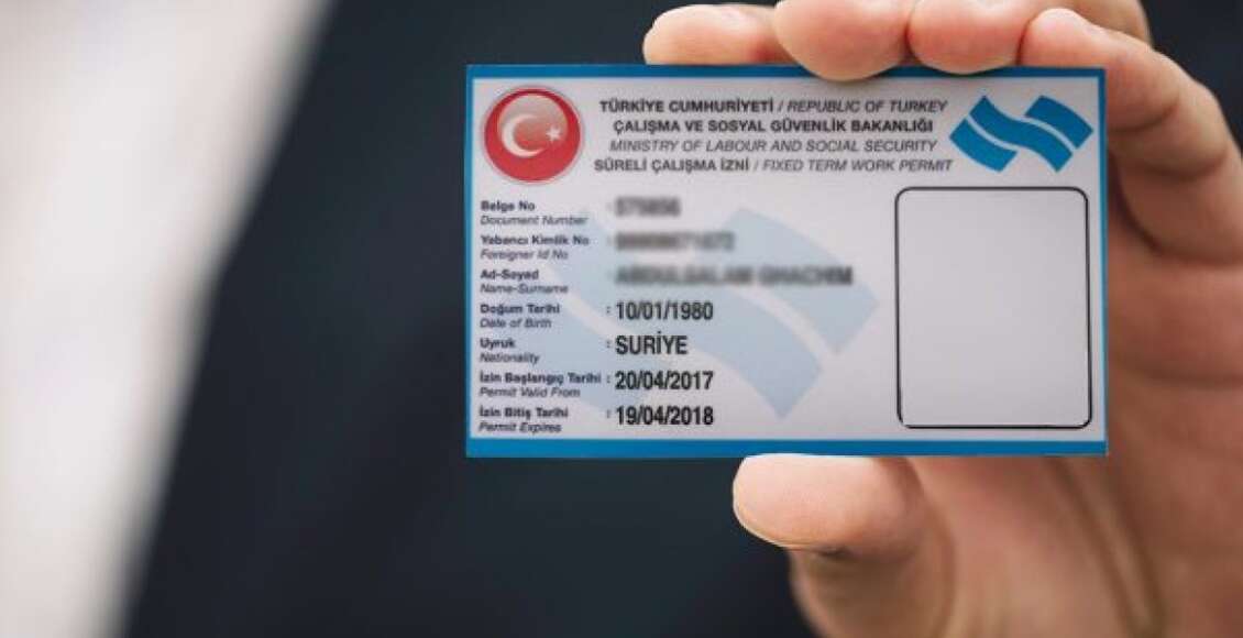 بطاقة إذن عمل -إذن العمل في تركيا
