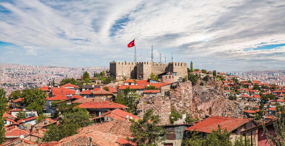 صورة جوية لأنقرة - الأحياء المحظورة في انقرة من تثبيت نفوس
