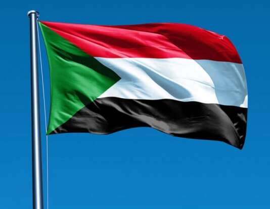 علم السودان- السفارة السودانية في العاصمة أنقرة Ankara