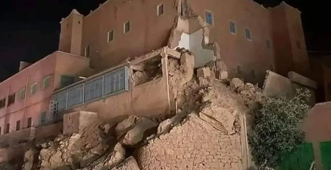 آثار دمار - زلزال مدمر في المغرب بقوة 7.2 درجة
