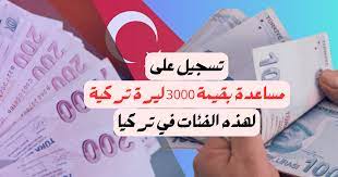 رابط وطريقة التسجيل للحصول على راتب شهري ثابت للاجئين في تركيا بقيمة 3000 ليرة تركية
