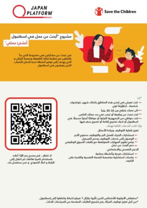 شروط التقدم لمشروع دعم اللاجئين السوريين من منظمة إنقاذ الطفولة