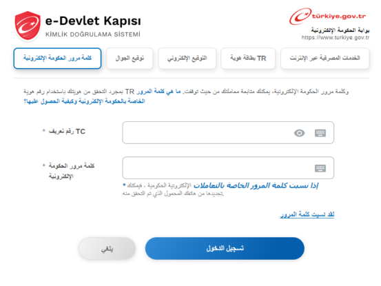 لقطة شاشة- تسجيل الدخول إلى الاي دولات
