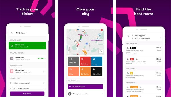 تطبيق ترافي Trafi في تركيا